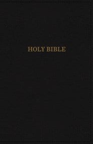 KJV Deluxe Reference Bible, Black, Giant Print, Red Letter