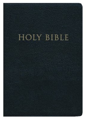 KJV Reference Bible, Black, Giant Print, Red Letter Ed.