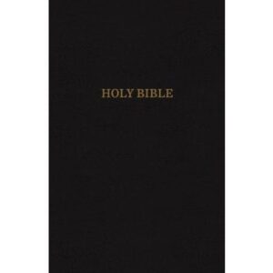 KJV Reference Bible, Black, Personal Size Giant Print