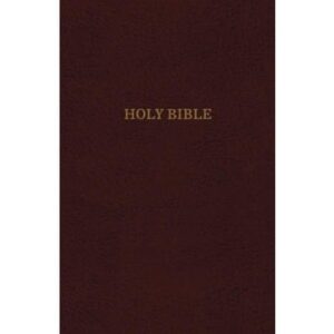 KJV Reference Bible, Burgundy, Personal Size Giant Print