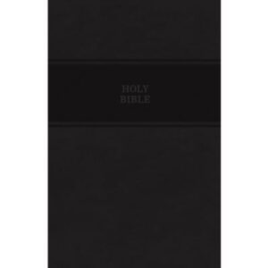 KJV Reference Bible, Black, Personal Size Giant Print