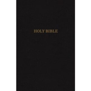 KJV Reference Bible, Black, Personal Size Giant Print