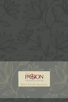 Passion Translation Bible Study Journal, Floral
