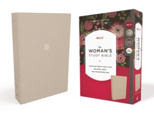NKJV Woman's Study Bible, Cream