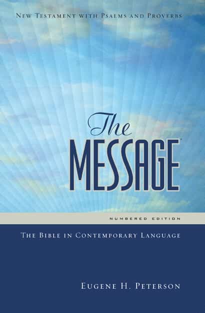 The Message New Testament With Psalms And Proverbs
