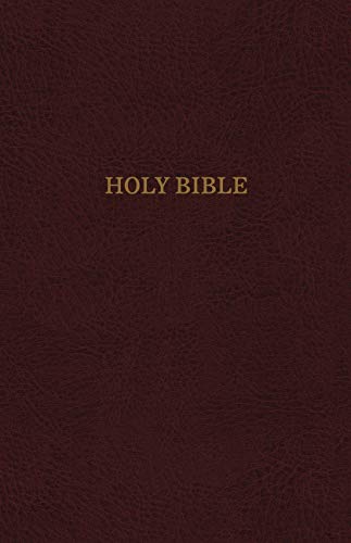 KJV Reference Bible, Burgundy, Personal Size Giant Print