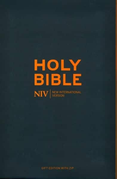 NIV Pocket Charcoal Soft-tone Bible with Zip