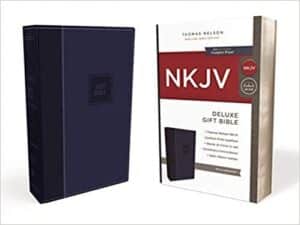 NKJV Deluxe Gift Bible, Blue, Red Letter Ed.
