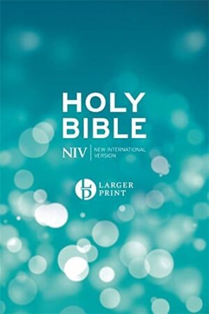 NIV Larger Print Bible, Blue