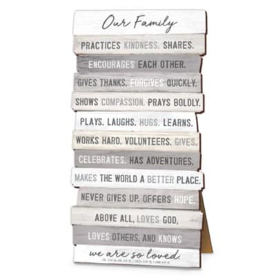Our Family, Stacking Words