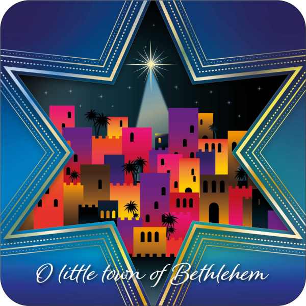 Star of Bethlehem Christmas Coaster