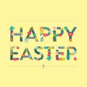 Compassion Easter Cards: Happy Easter Floral (5 Pack)
