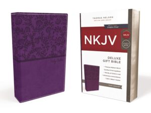 NKJV Deluxe Gift Bible, Purple, Red Letter Ed.