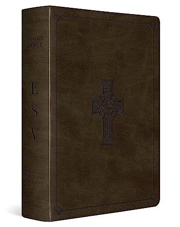ESV Study Bible TruTone, Olive, Celtic Cross Design