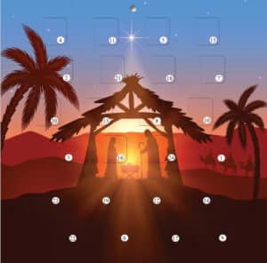 Square Advent Calendar: Silhouette
