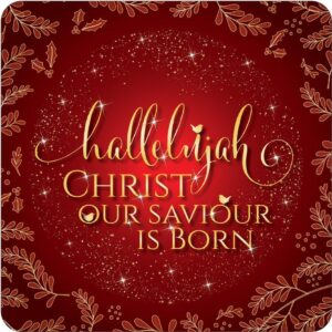 Hallelujah Christmas Coaster