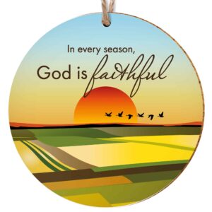 God is Faithful Hanging Decoration