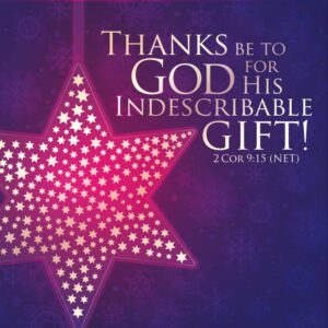 Thanks be to God Luxury Christmas Card JCD