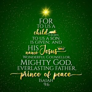 Unto Us Luxury Christmas Card
