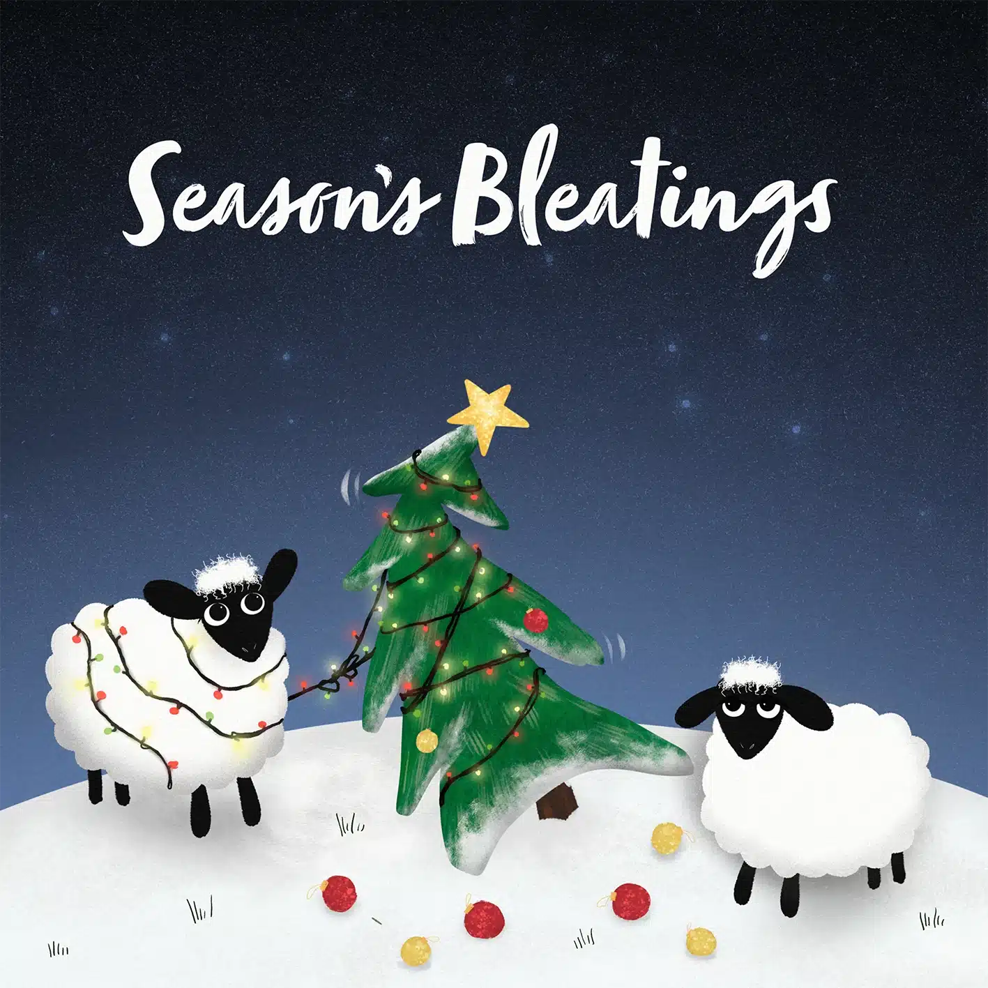 Food Bank – Season’s Bleatings (Pack of 10)