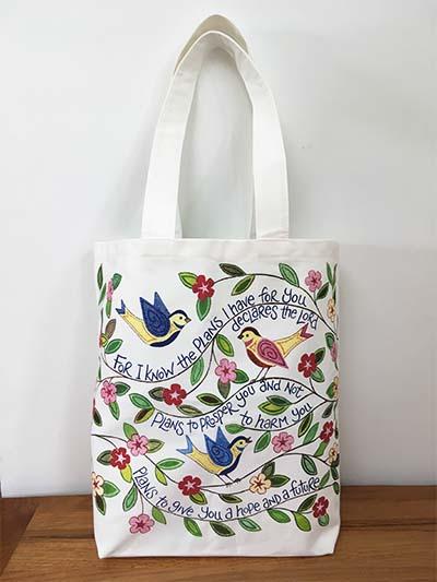 For I Know The Plans and I Have Come Canvas Bag