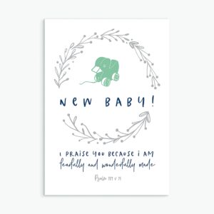 New Baby greeting card (Calm)