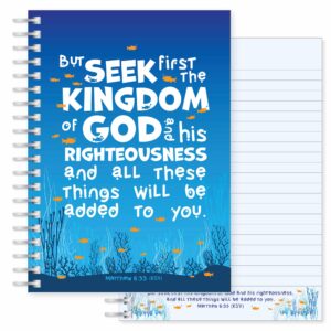 N176 Seek first A5 Notebook