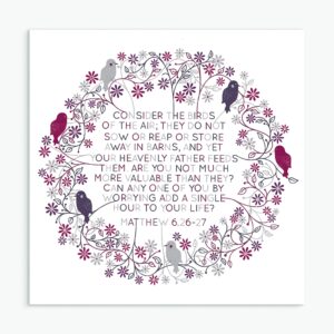 Consider The Birds Square Card