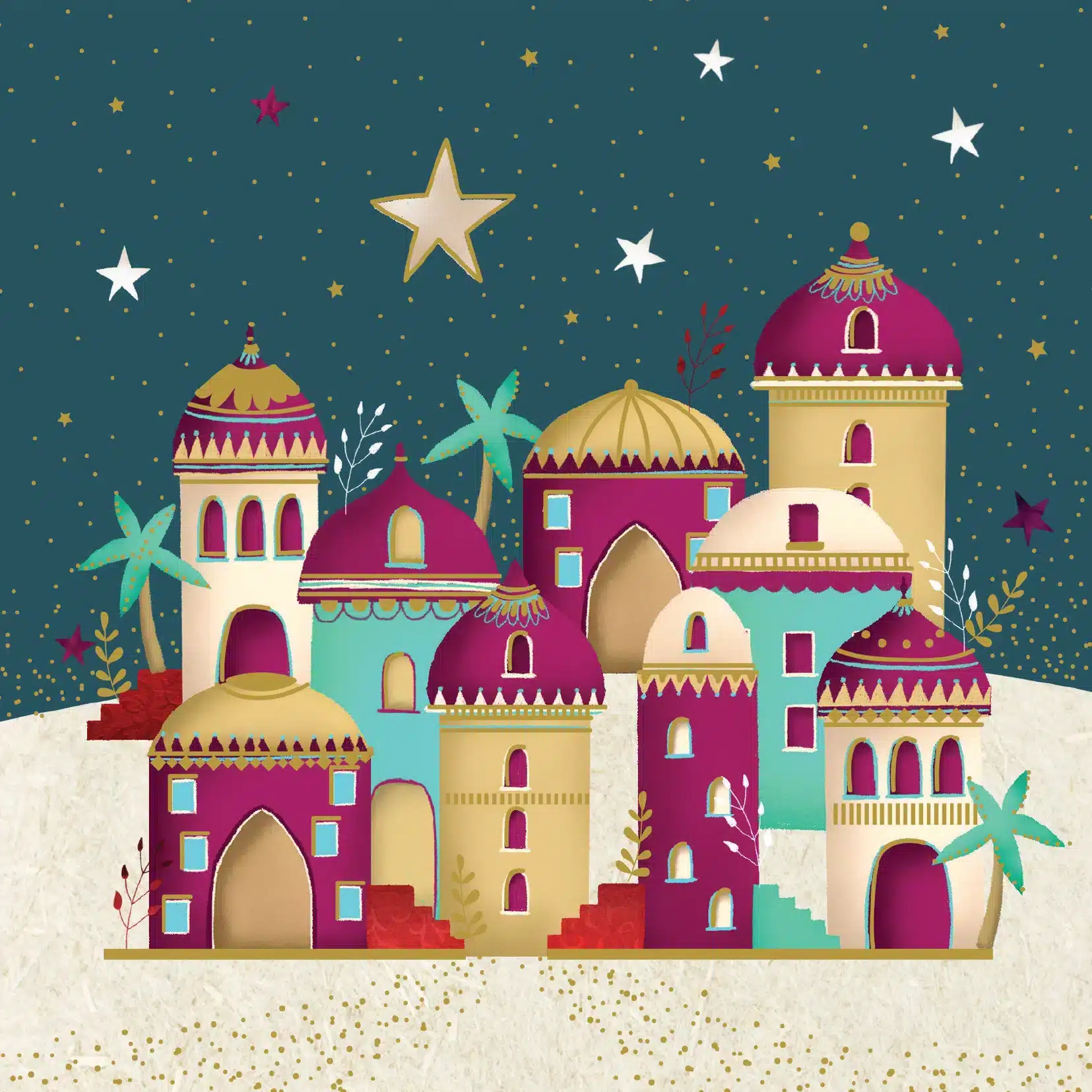 Bethlehem Town Christmas Cards Tearfund