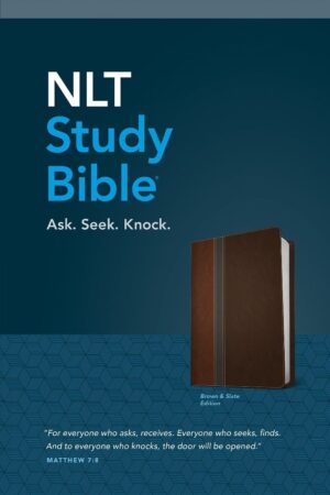 NLT Study Bible, Tutone Brown/Slate