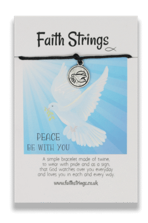 Peace Be With You Faith String Bracelet