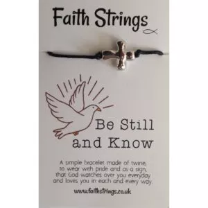 Be Still and Know Faith String Bracelet