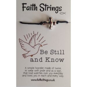 Be Still and Know Faith String Bracelet