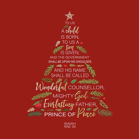 Compassion Pack: Isaiah 9:6/Tree (10)