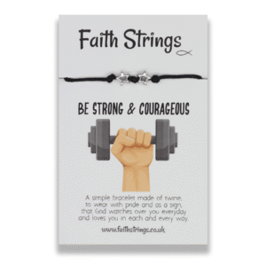 Be Strong Faith String Bracelet