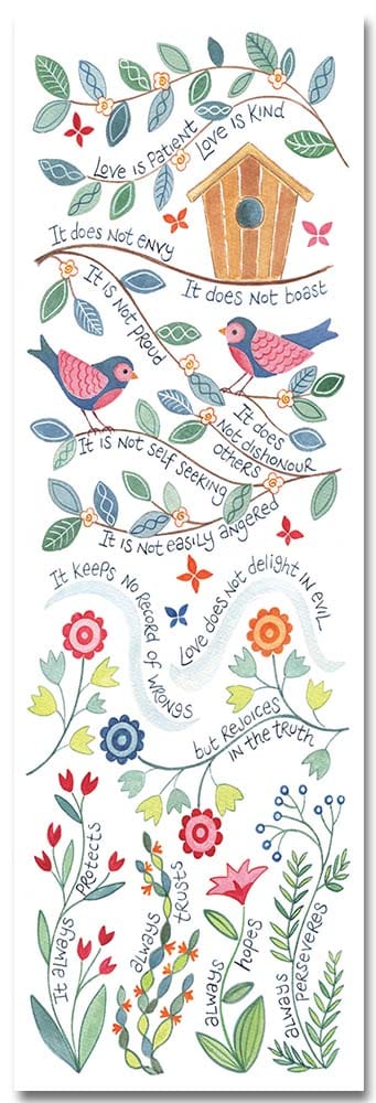 Love is Patient Bookmark