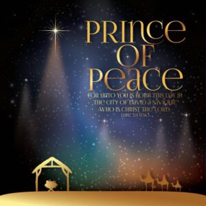 Prince of Peace Luxury Christmas Card JCD