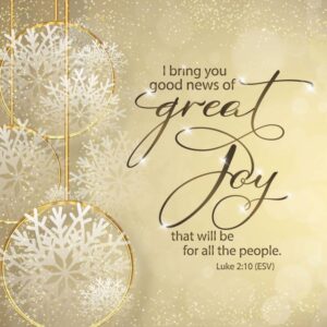 News of Great Joy Luxury Christmas Card JCD