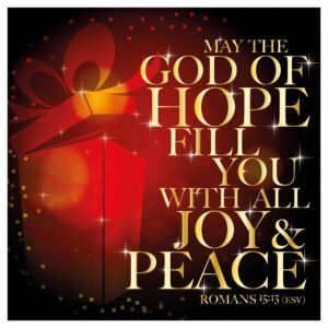Joy & Peace Luxury Christmas Card
