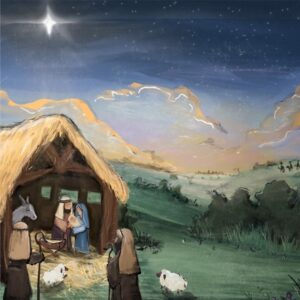 Manger Scene - (pack of 10)