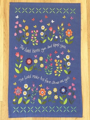 Bless You and Keep You Tea Towel