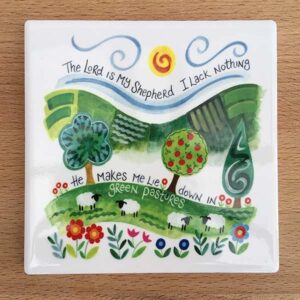 The Lord is My Shepherd Coaster