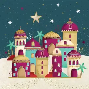 Bethlehem Town Christmas Cards Tearfund