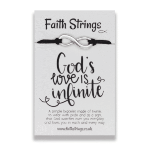 God's Love Is Infinite Faith String Bracelet