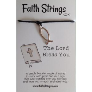 The Lord Bless You Faith String Bracelet