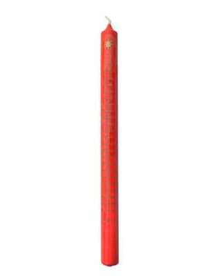 Advent Candle Red (Star)