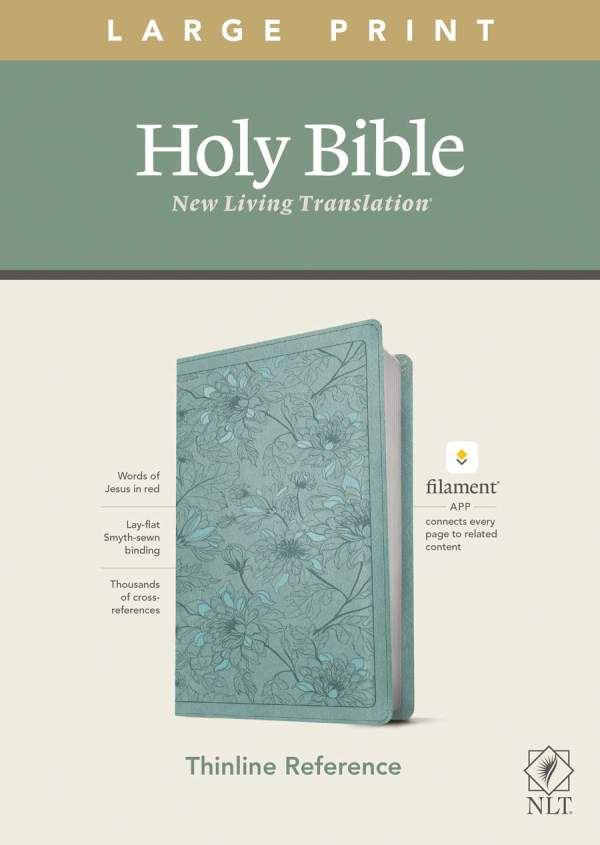 NLT Large Print Thinline Reference Bible, Filament Edition
