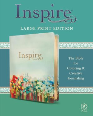 NLT Inspire Bible Large Print, Multicolor LeatherLike