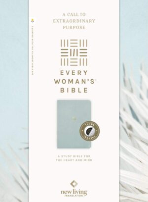 NLT Every Womans Bible, Filament Edition, Blue, Indexed
