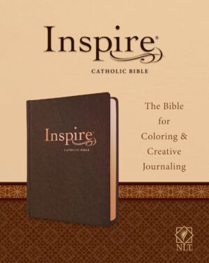 NLT Inspire Catholic Bible (LeatherLike, Dark Brown)